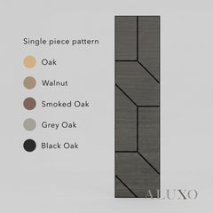 Panelux™ Lite Wedge Acoustic Wall Panels - 120x30cm (Set of 4) | Self Adhesive, 5 Colours