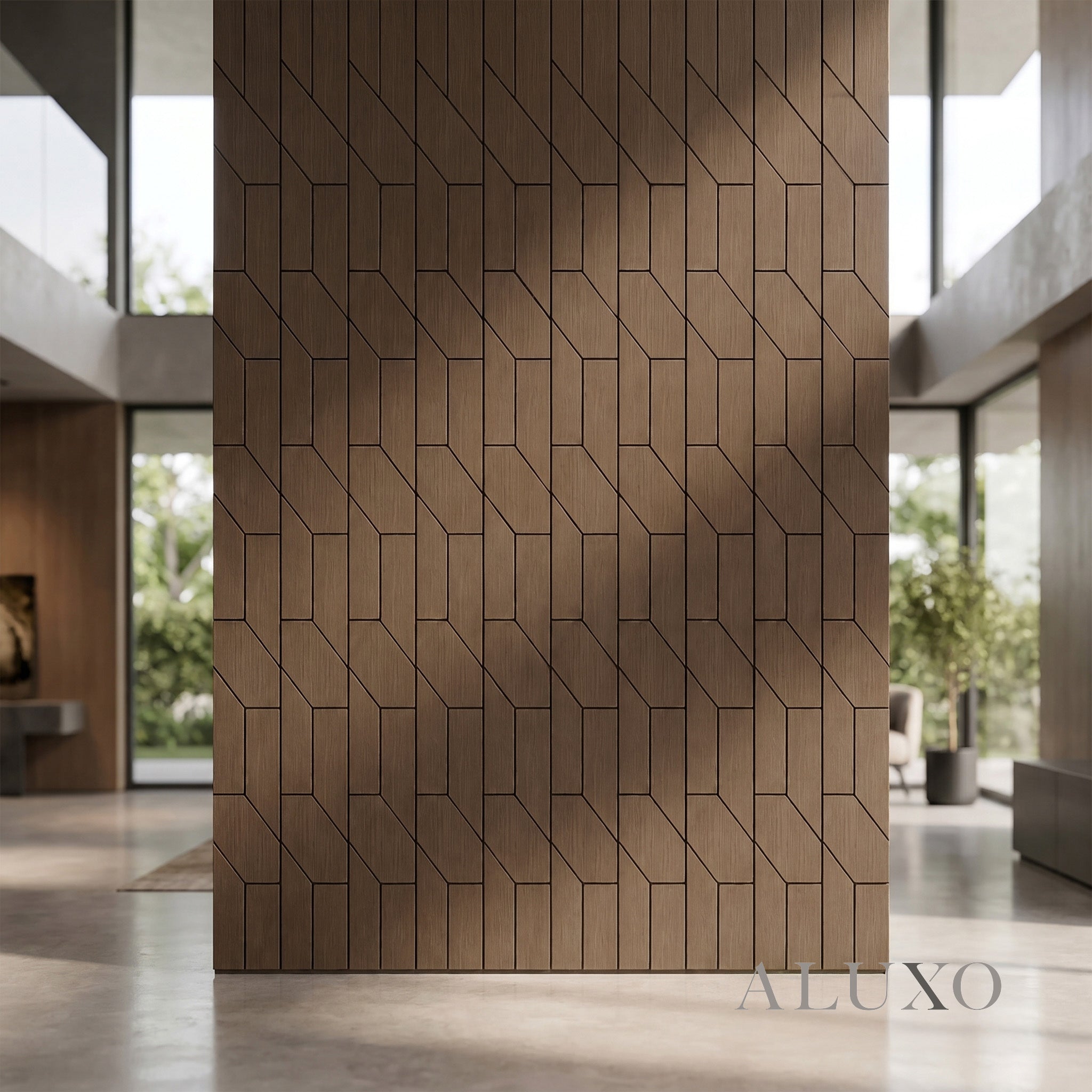 Panelux™ Lite Wedge Acoustic Wall Panels - 120x30cm (Set of 4) & Aluxo