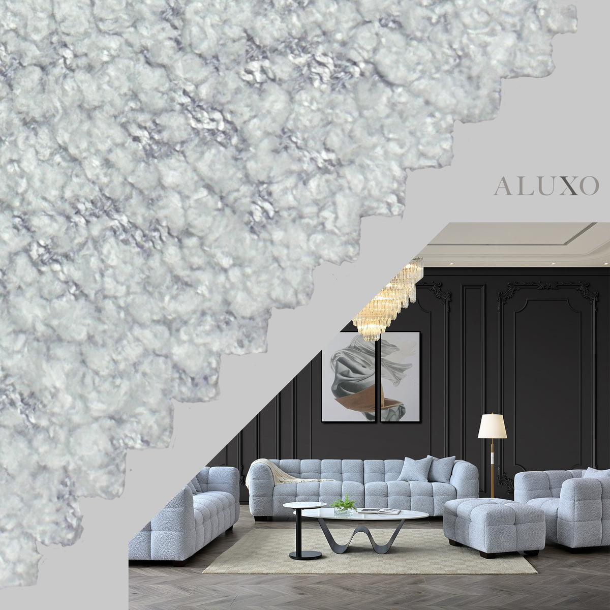 FREE SAMPLE – Choose Your Sofa Fabric | ALUXO Sofa Swatch Collection – Choose Up to 6 Swatches