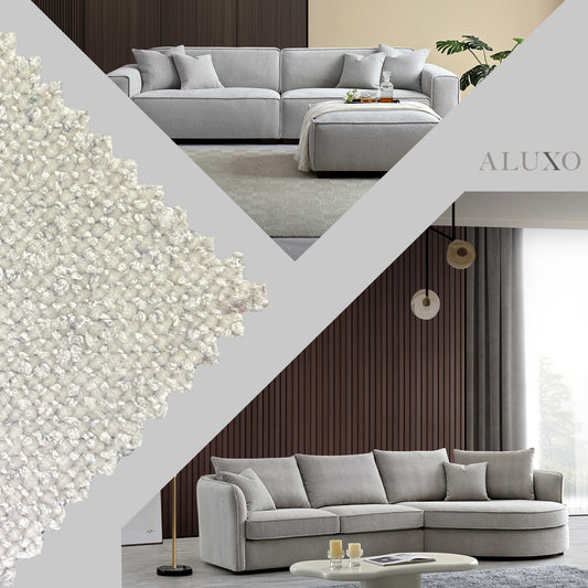 FREE SAMPLE – Bouclé Fabric – Pebble | Dakota & Rubin Sofa Swatch