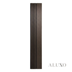 Panelux™ Pro Wide Random Rhythmic Slat Smoked Oak Wall Panels - 240cm x 30cm (Set Of 2)