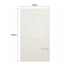 Outdoor Off White Riven MCM Flexible Stone | 120x60cm Weather-Proof Exterior Panel (Set of 4)
