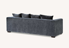 ALUXO® Gramercy 3 & 2 Seater Sofas in Steel Grey Velvet – Modern Luxury
