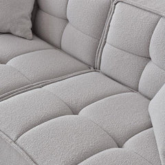 Murray Sofa Range in Putty Boucle Fabric