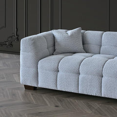 Tribeca Sofa Range in Pearl Boucle Fabric