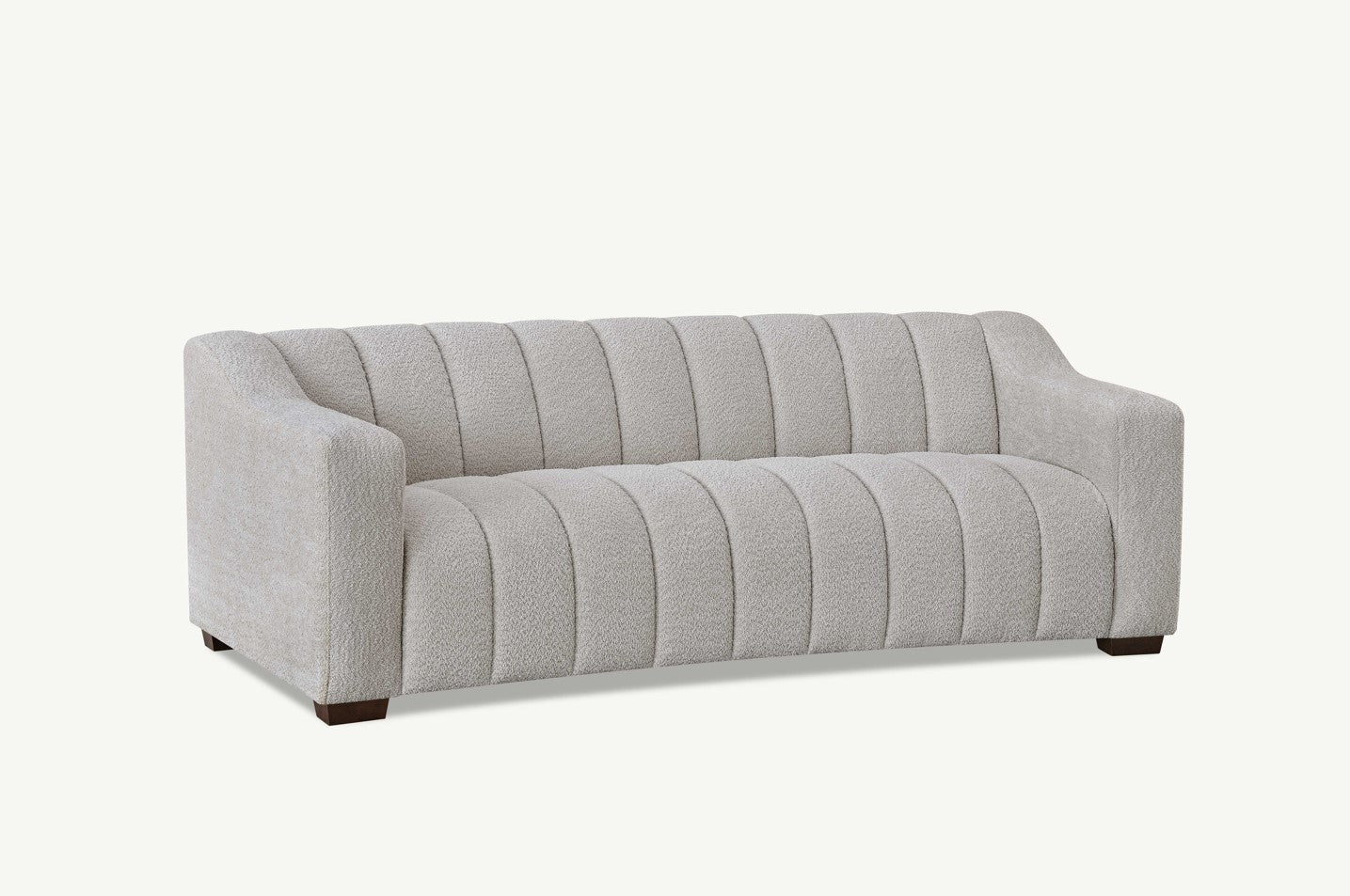 Astoria 3 Seater Sofa in Oatmeal Boucle Fabric