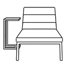 Sun Lounger with Table Set