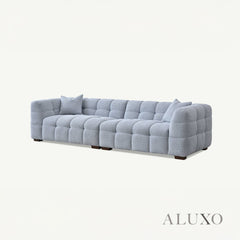 ALUXO® Tribeca Bubble Sofa Collection in Peral Bouclé – 3/4 Seater Sofa, Armchair & Footstool