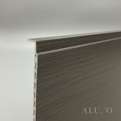 ALUXO® WPC FLAT Wall Panels 236×40cm (SET of 5) - Ash Grey
