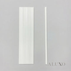 Pre-Cut Wainscoting Wall Panel Kit - Wave White (196cm x 100cm) | Ready-to-Install Scalloped Half-Wall