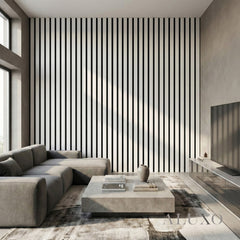 Panelux™ Pro Wide Dove Grey Coloured Wall Panel | 3-Sided Wrap Design 240cm x 30cm (Set of 2)