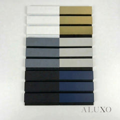 Sample - Panelux™ Pro Wide 40mm Slat 3-Sided Acoustic Wall Panel