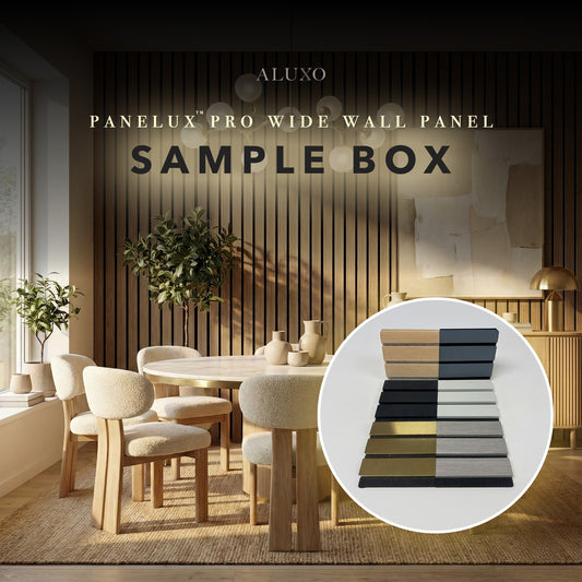 Sample - Panelux™ Pro Wide 40mm Slat 3-Sided Acoustic Wall Panel