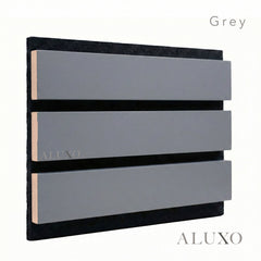 Panelux™ Pro Wide Grey Coloured Wall Panel | 3-Sided Wrap Design 240cm x 30cm (Set of 2)