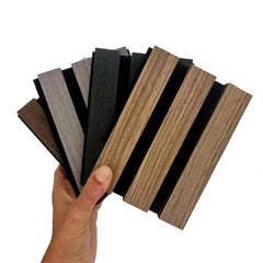 Acoustic Slatted Wall Panels - FREE Sample Box